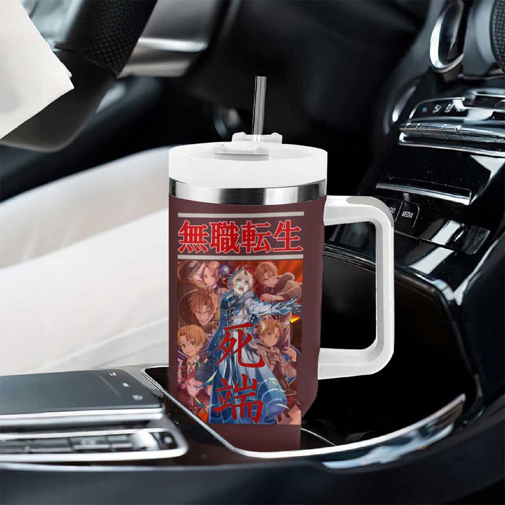 Rudeus Greyrat Mushoku Tensei Tumbler With Handle Anime Style TS04 Rudeus Greyrat Mushoku Tensei Tumbler With Handle Anime Style TS04