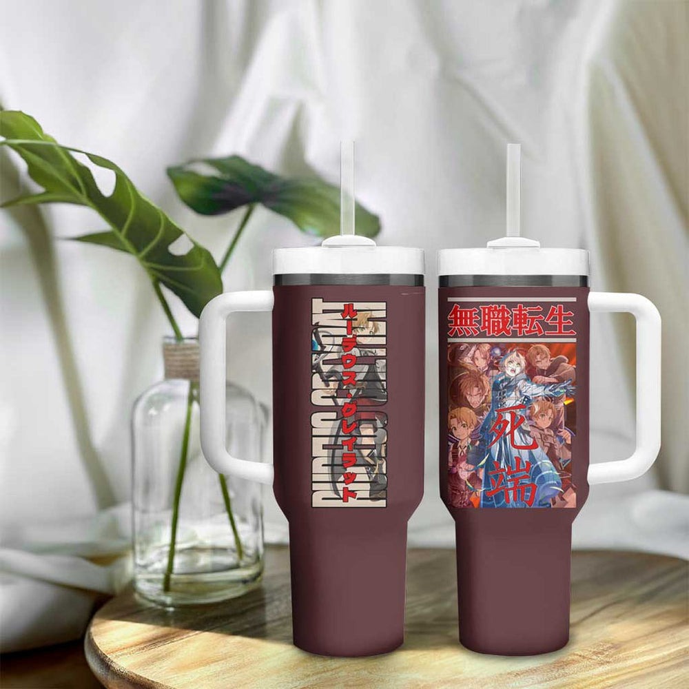 Rudeus Greyrat Mushoku Tensei Tumbler With Handle Anime Style TS04 Rudeus Greyrat Mushoku Tensei Tumbler With Handle Anime Style TS04