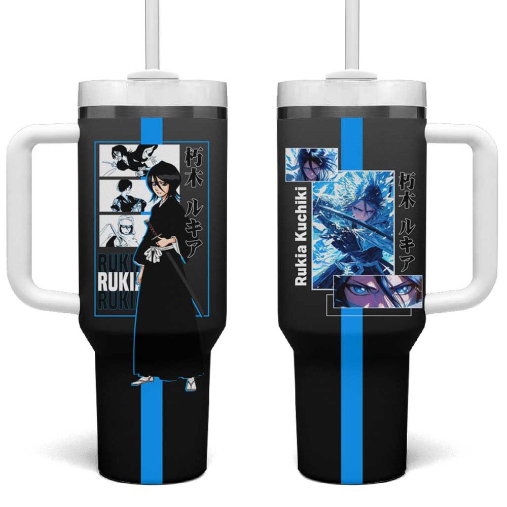 Rukia Kuchiki - Bleach Tumbler With Handle Anime Style TS04 Rukia Kuchiki - Bleach Tumbler With Handle Anime Style TS04