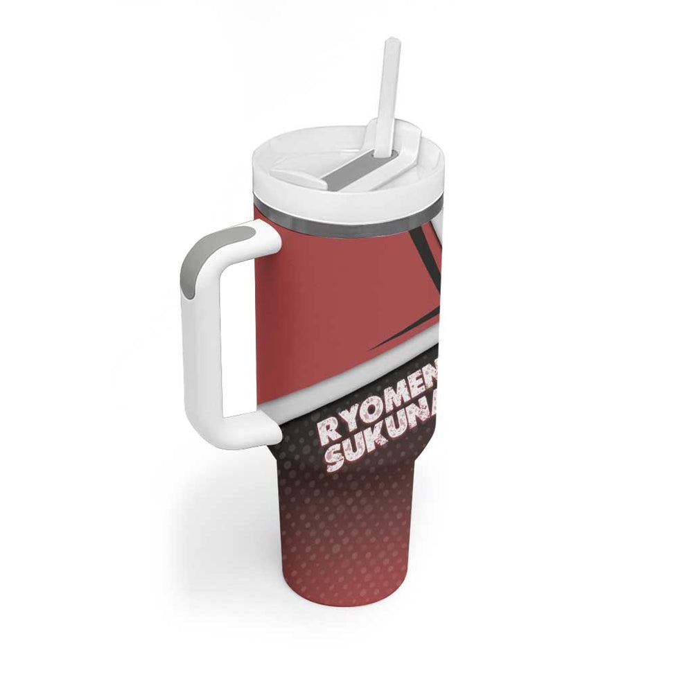 Ryomen Sukuna Tumbler With Handle Grunge Anime Poster Style TS04 Ryomen Sukuna Tumbler With Handle Grunge Anime Poster Style TS04