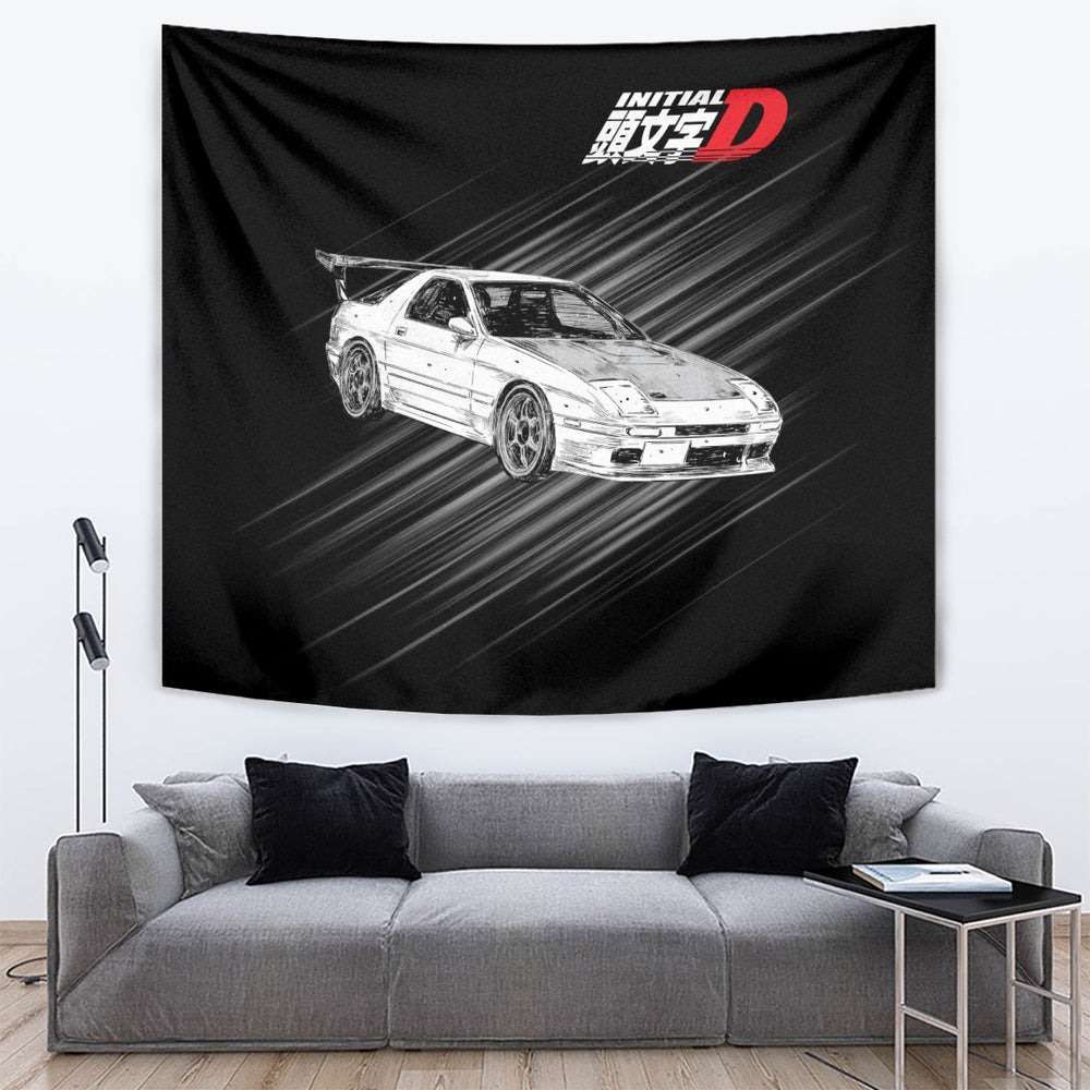 Ryosuke Takahashi RX-7 Initial D Tumbler With Handle Manga Mix Anime Style TS04 Ryosuke Takahashi RX-7 Initial D Tumbler With Handle Manga Mix Anime Style TS04