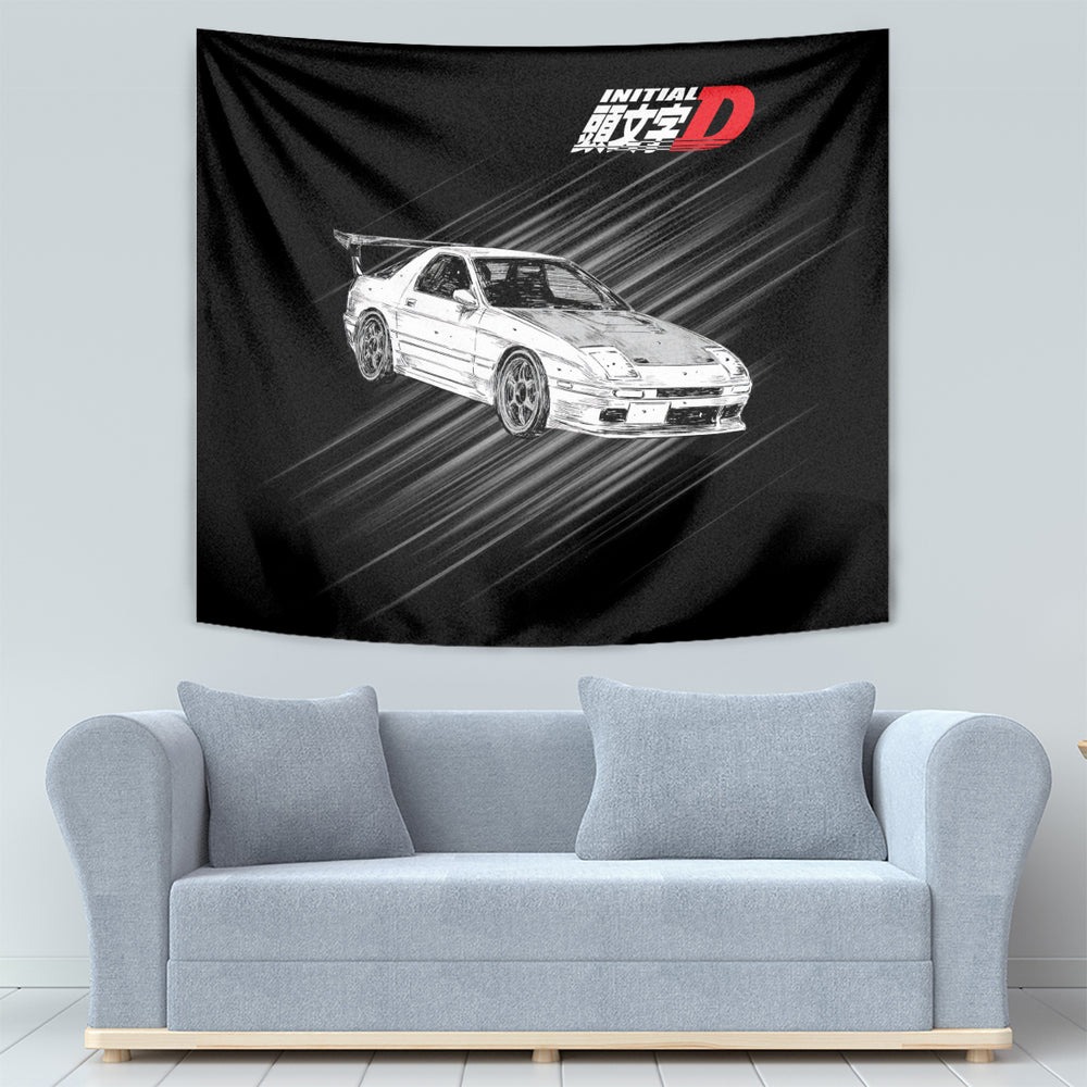 Ryosuke Takahashi RX-7 Initial D Tumbler With Handle Manga Mix Anime Style TS04 Ryosuke Takahashi RX-7 Initial D Tumbler With Handle Manga Mix Anime Style TS04