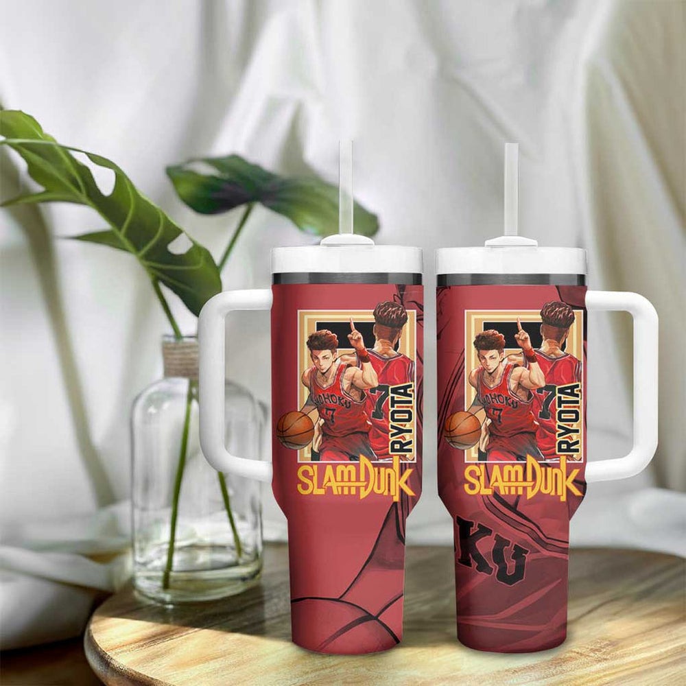 Ryota Miyagi Slam Dunk Tumbler With Handle Japan Anime Style TS04 Ryota Miyagi Slam Dunk Tumbler With Handle Japan Anime Style TS04