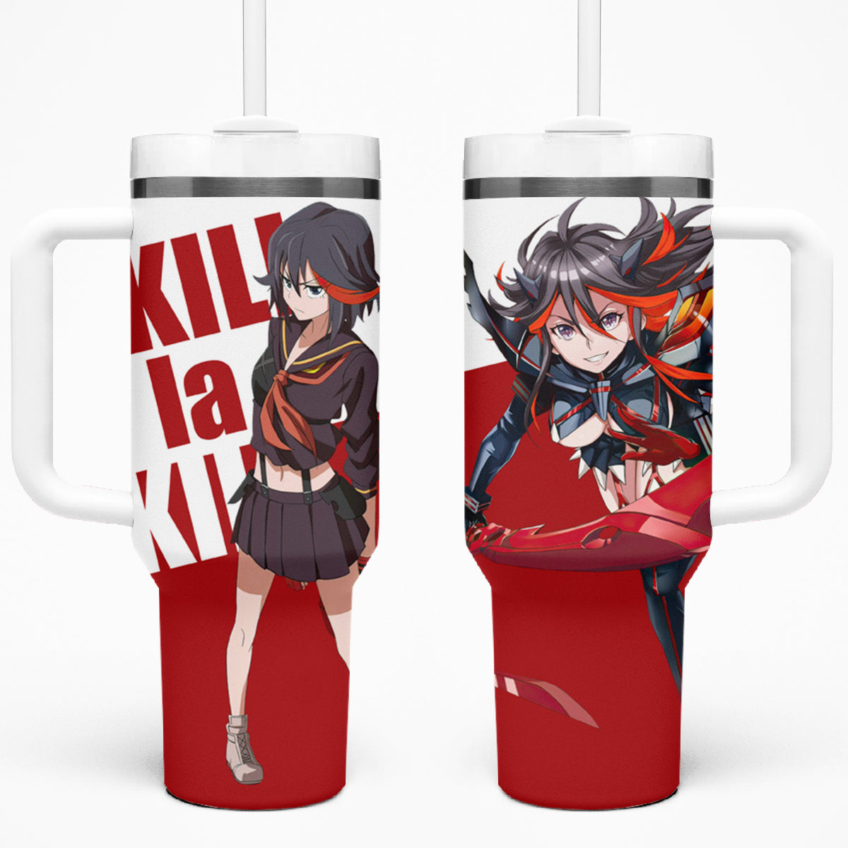 Ryuko Matoi Kill La Kill Tumbler With Handle Anime Style TS04