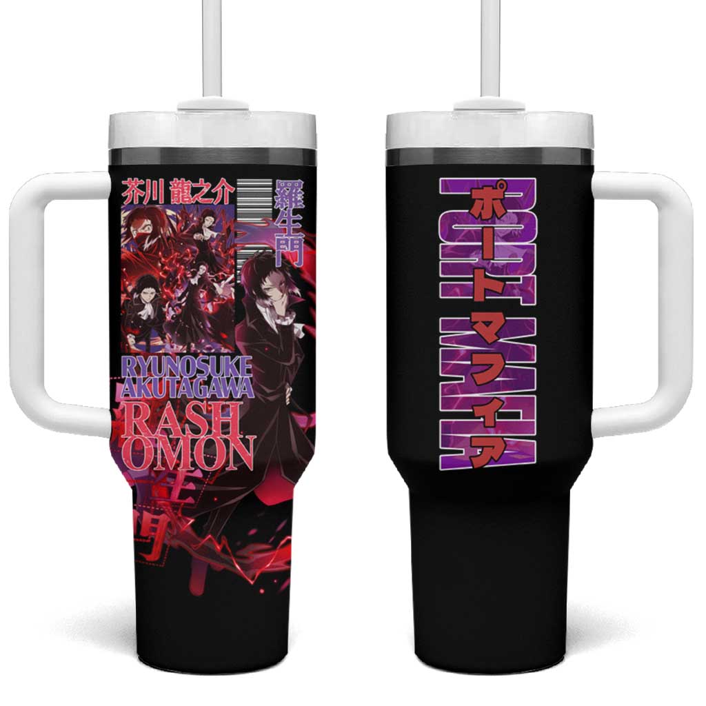 Ryunosuke Akutagawa Bungou Stray Dogs Tumbler With Handle Japan Anime Style TS04
