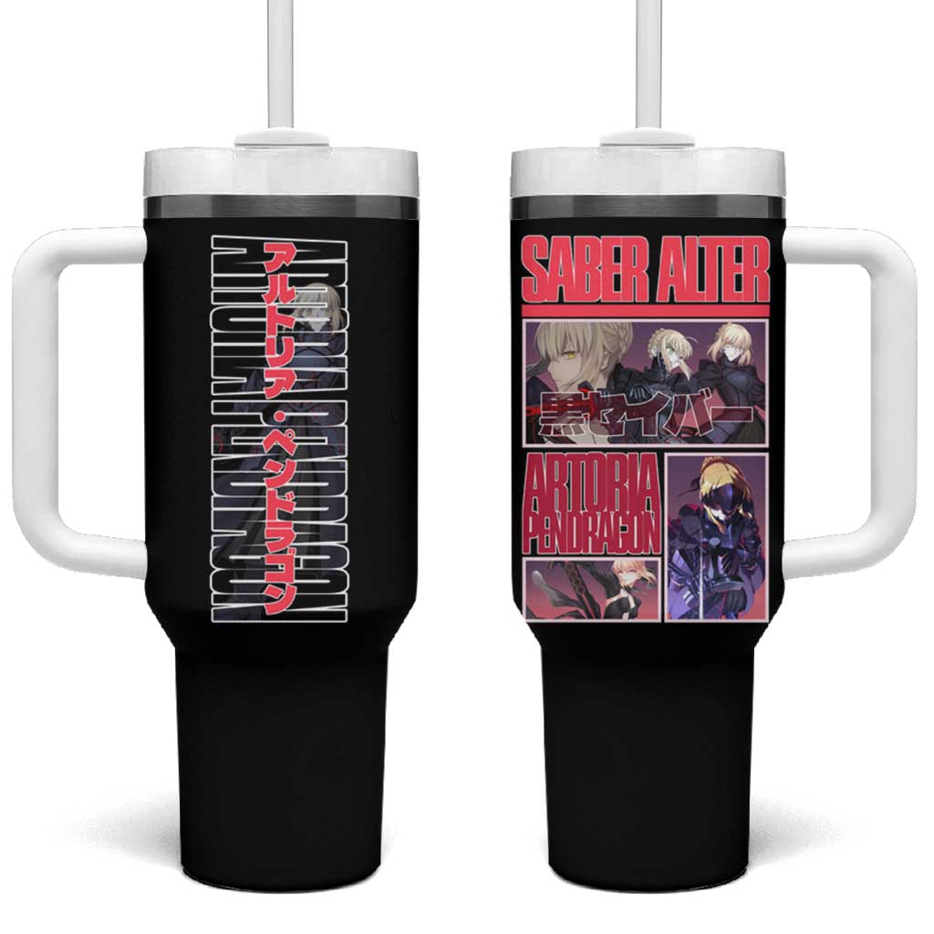 Saber Alter Fate Stay Night Heavens Feel Tumbler With Handle Anime Style TS04