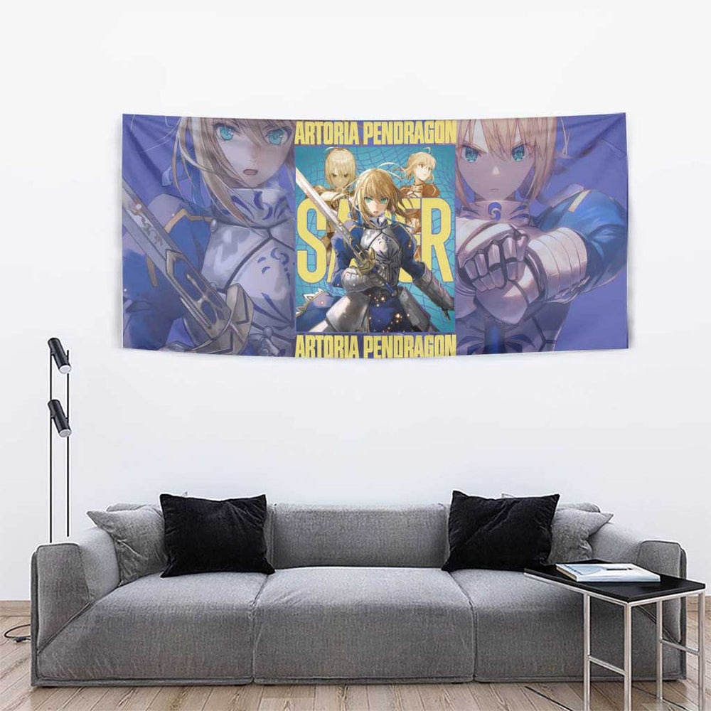 Saber Fate Stay Night Unlimited Blade Works Tumbler With Handle Anime Style TS04 Saber Fate Stay Night Unlimited Blade Works Tumbler With Handle Anime Style TS04