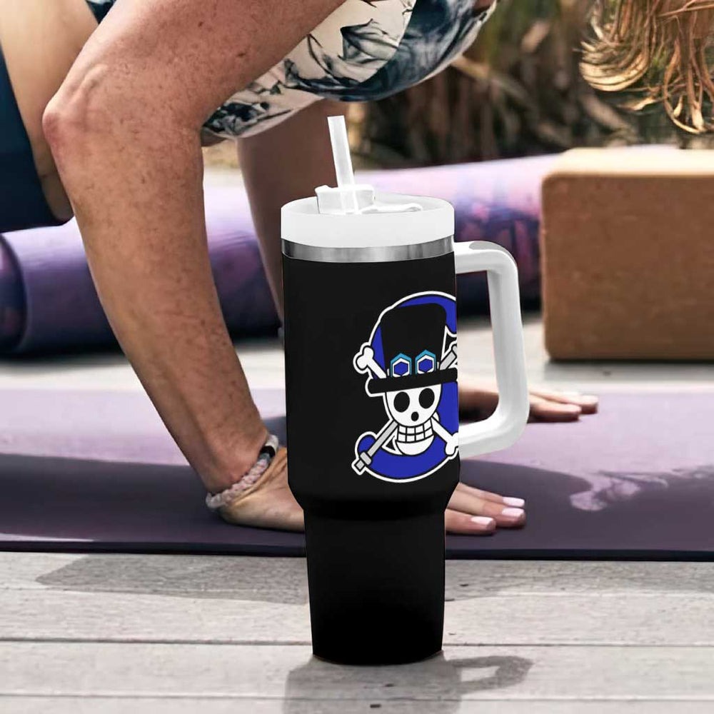 Sabo - One Piece Tumbler With Handle Anime Mix Manga Style TS04