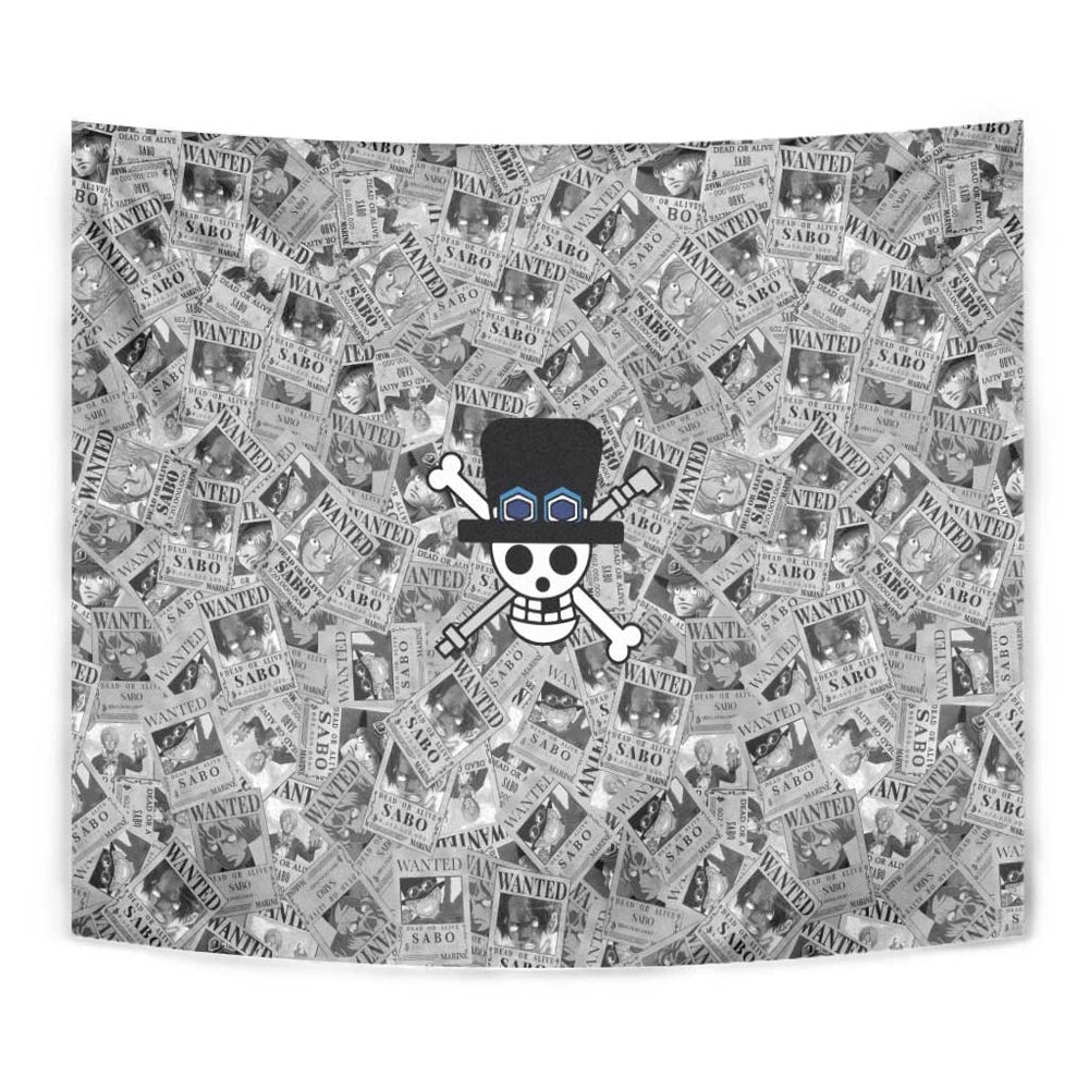 Sabo Wanted - One Piece Tapestry Anime Style TS04 Sabo Wanted - One Piece Tapestry Anime Style TS04