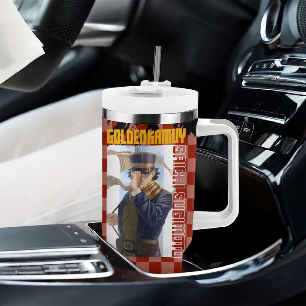Saichi Sugimoto - Golden Kamuy Tumbler With Handle Anime Style TS04 Saichi Sugimoto - Golden Kamuy Tumbler With Handle Anime Style TS04