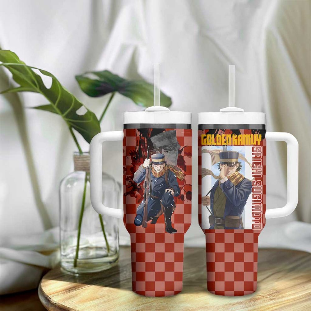 Saichi Sugimoto - Golden Kamuy Tumbler With Handle Anime Style TS04 Saichi Sugimoto - Golden Kamuy Tumbler With Handle Anime Style TS04