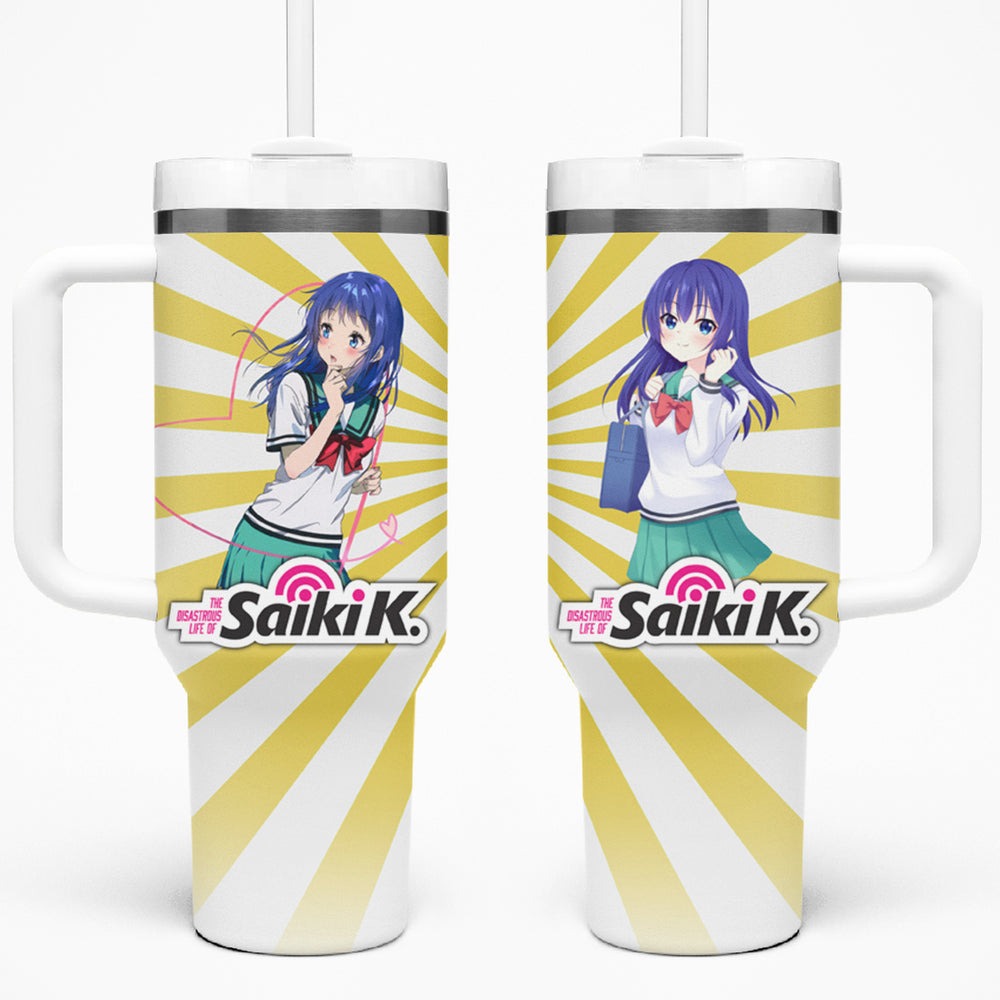 Saiki K Kokomi Teruhashi Tumbler With Handle The Disastrous Life of Saiki K TS04 Saiki K Kokomi Teruhashi Tumbler With Handle The Disastrous Life of Saiki K TS04