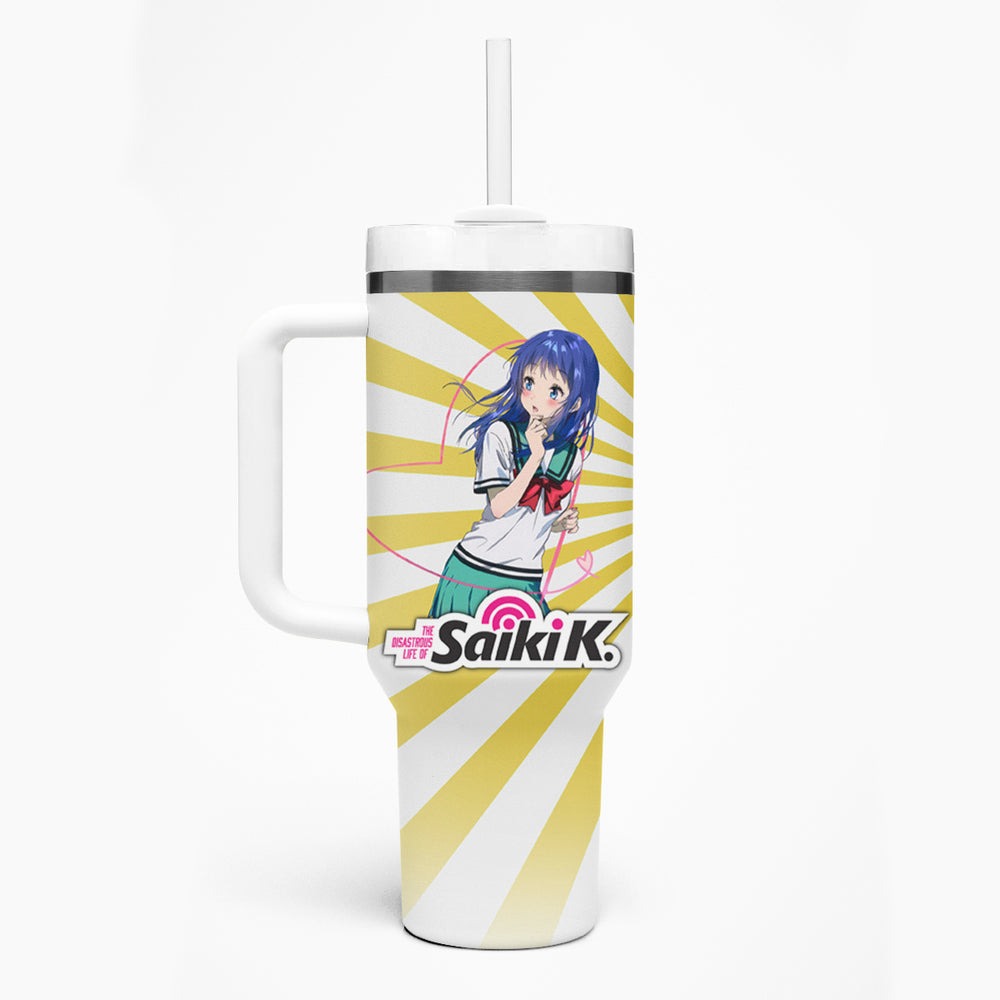Saiki K Kokomi Teruhashi Tumbler With Handle The Disastrous Life of Saiki K TS04 Saiki K Kokomi Teruhashi Tumbler With Handle The Disastrous Life of Saiki K TS04