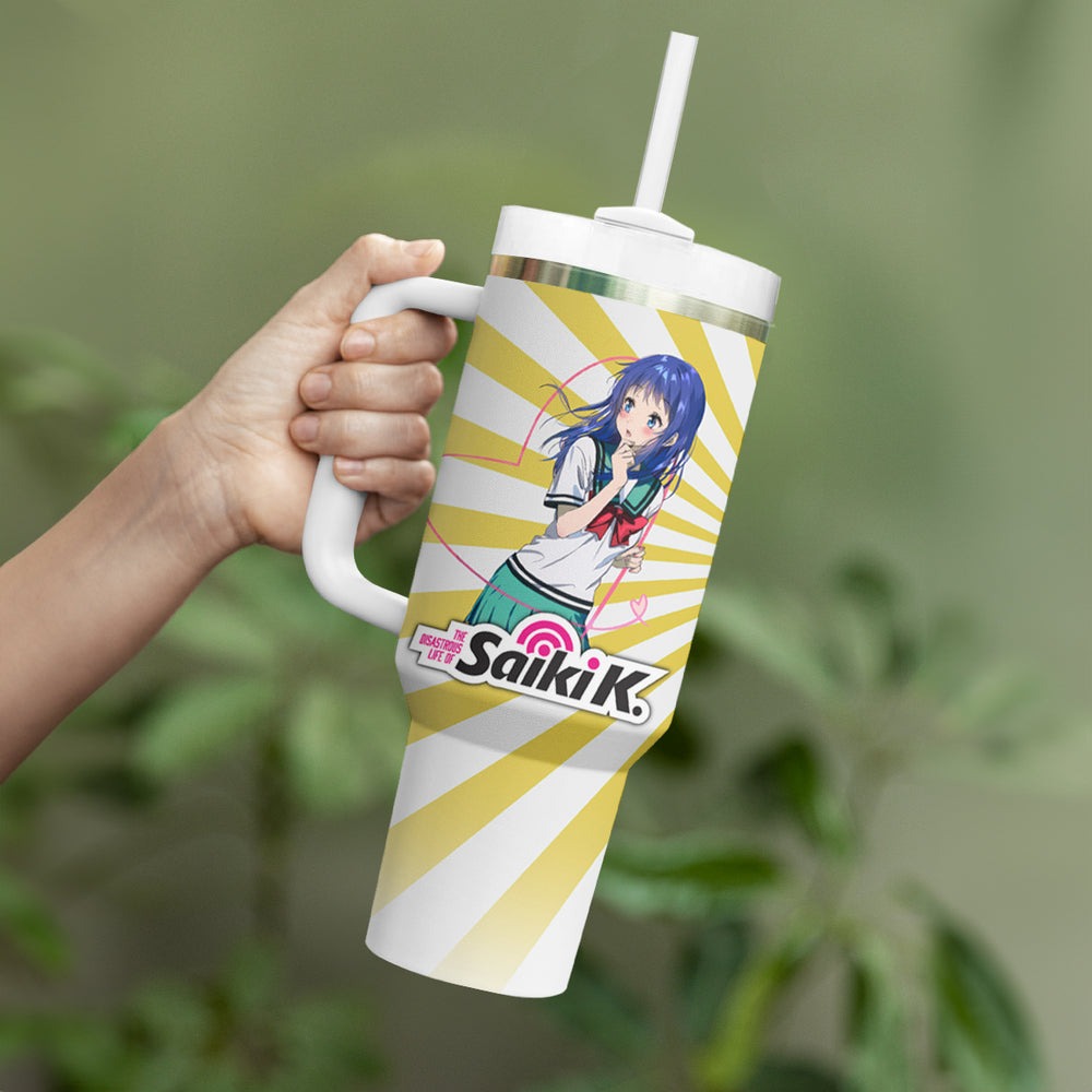 Saiki K Kokomi Teruhashi Tumbler With Handle The Disastrous Life of Saiki K TS04 Saiki K Kokomi Teruhashi Tumbler With Handle The Disastrous Life of Saiki K TS04