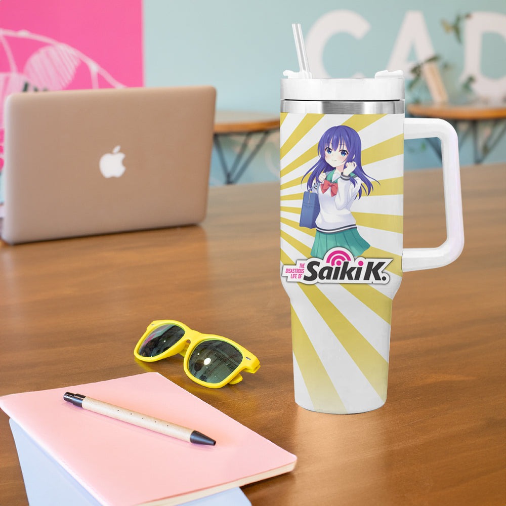 Saiki K Kokomi Teruhashi Tumbler With Handle The Disastrous Life of Saiki K TS04 Saiki K Kokomi Teruhashi Tumbler With Handle The Disastrous Life of Saiki K TS04
