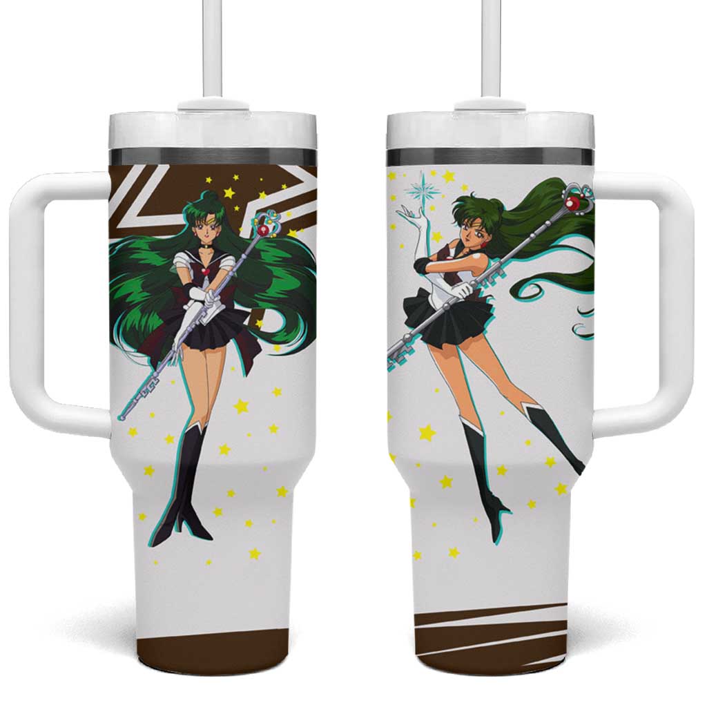 Sailor Pluto Setsuna Meioh - Sailpor Moon Tumbler With Handle Anime Style TS04