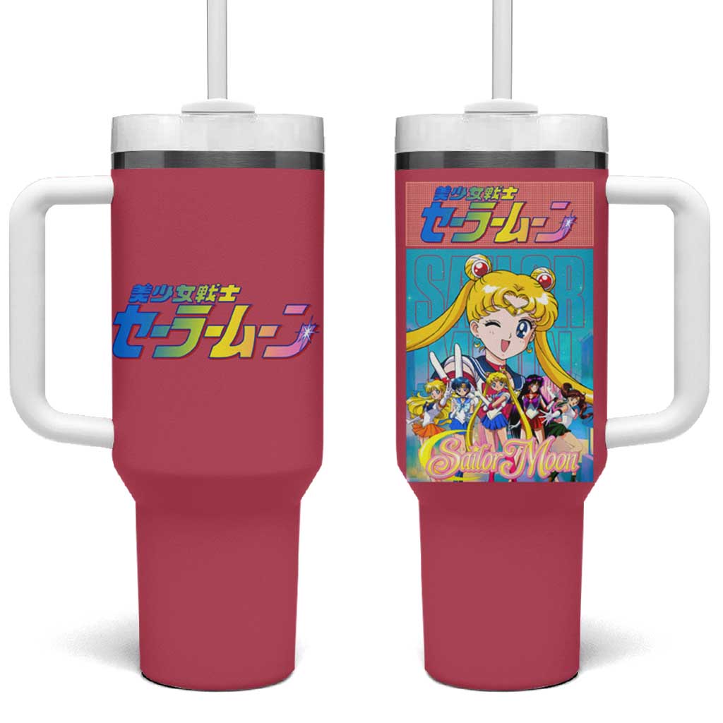 Sailor Scouts Sailor Moon Tumbler With Handle Anime Style TS04