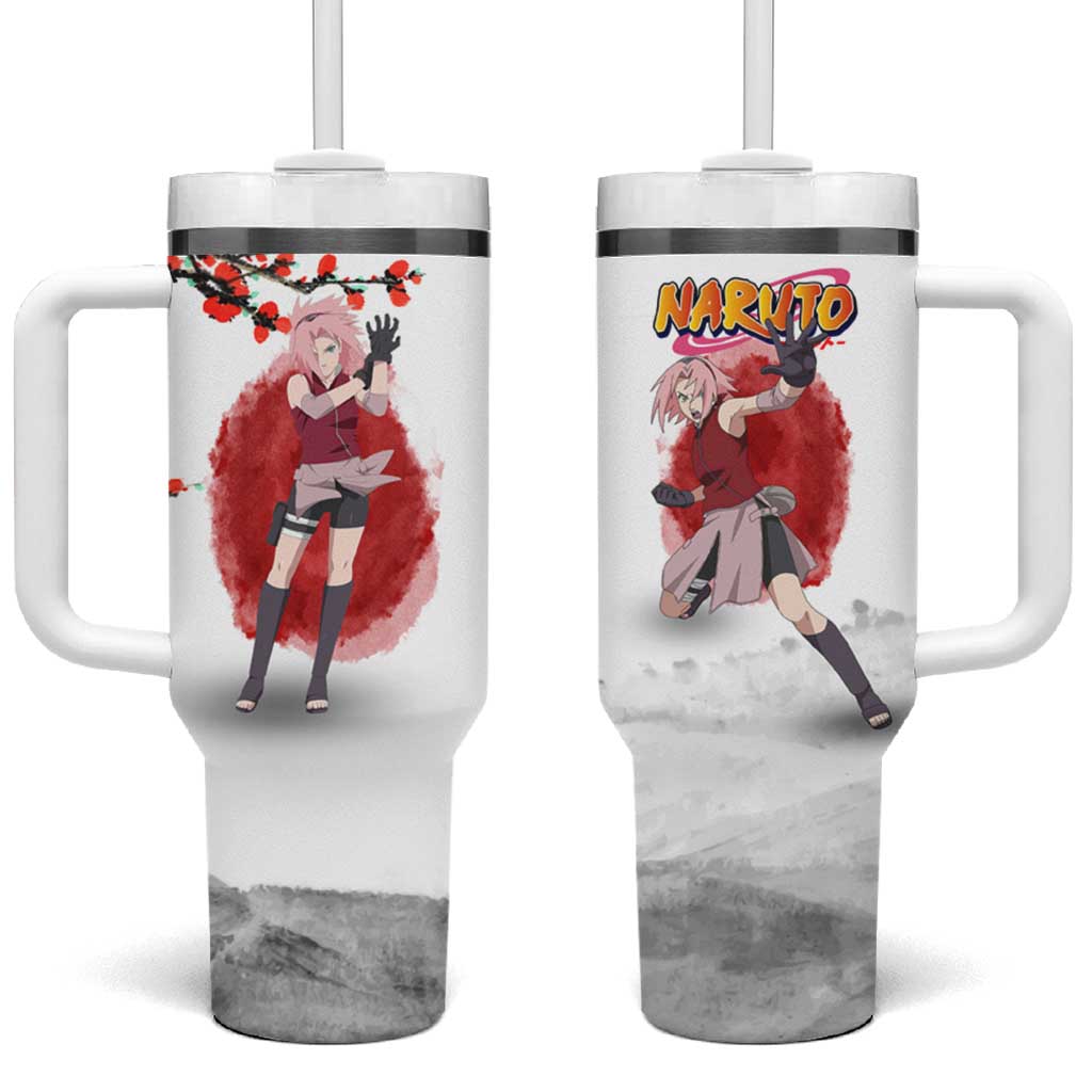 Sakura Haruno - Dragon Ball Tumbler With Handle Anime Style TS04