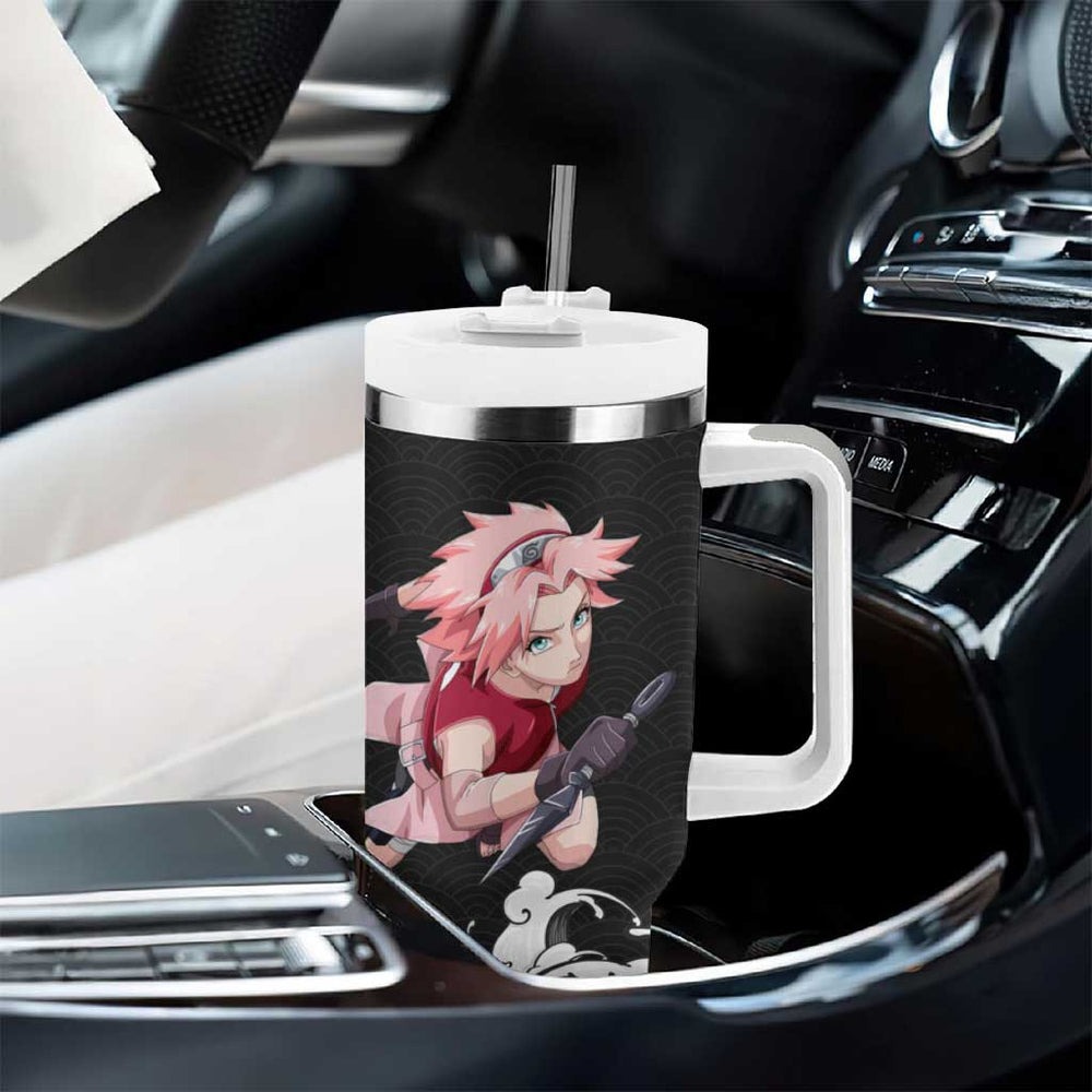 Sakura Haruno Japanese Kanagawa - Naruto Tumbler With Handle Anime Japan Style TS04 Sakura Haruno Japanese Kanagawa - Naruto Tumbler With Handle Anime Japan Style TS04