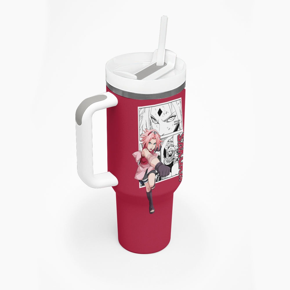 Sakura Haruno - Naruto Tumbler With Handle Anime Mix Manga Style TS04 Sakura Haruno - Naruto Tumbler With Handle Anime Mix Manga Style TS04
