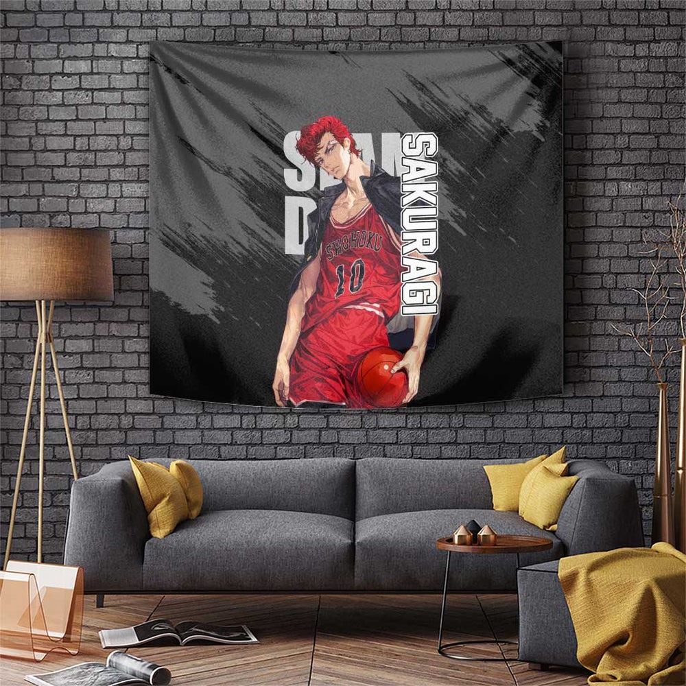 Sakuragi - Slam Dunk Tapestry Anime Style TS04 Sakuragi - Slam Dunk Tapestry Anime Style TS04