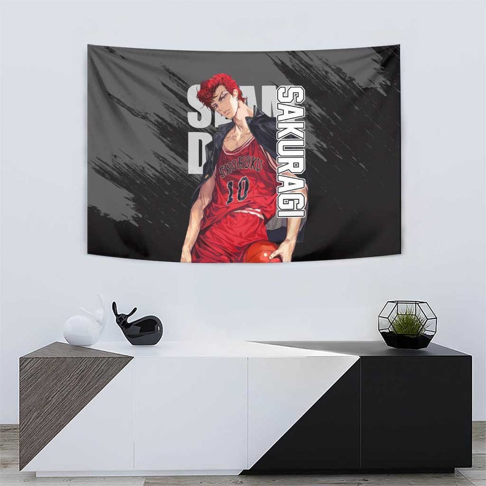 Sakuragi - Slam Dunk Tapestry Anime Style TS04 Sakuragi - Slam Dunk Tapestry Anime Style TS04