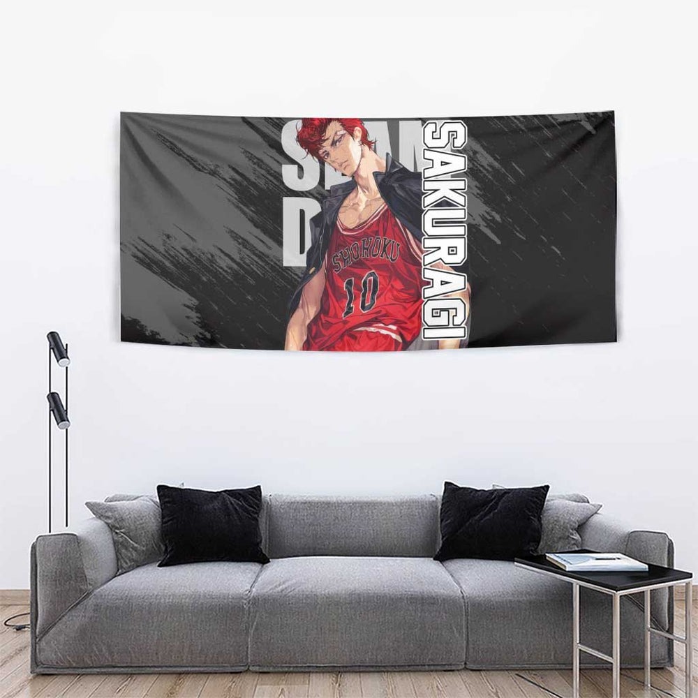 Sakuragi - Slam Dunk Tapestry Anime Style TS04 Sakuragi - Slam Dunk Tapestry Anime Style TS04