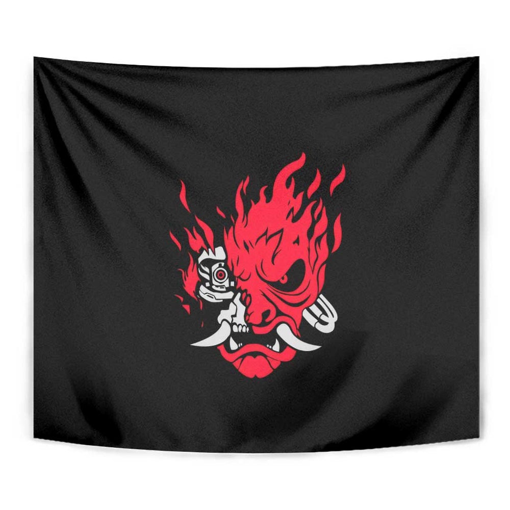 Samurai - Cyberpunk Tapestry Anime Style TS04 Samurai - Cyberpunk Tapestry Anime Style TS04