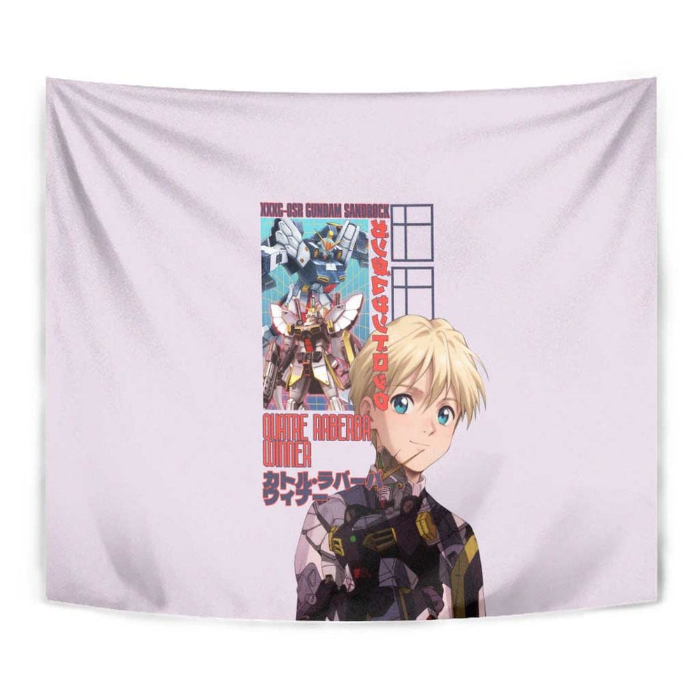 Sandrock x Quatre Raberba Winner Gundam Wing Endless Tumbler With Handle Japan Anime Style TS04 Sandrock x Quatre Raberba Winner Gundam Wing Endless Tumbler With Handle Japan Anime Style TS04