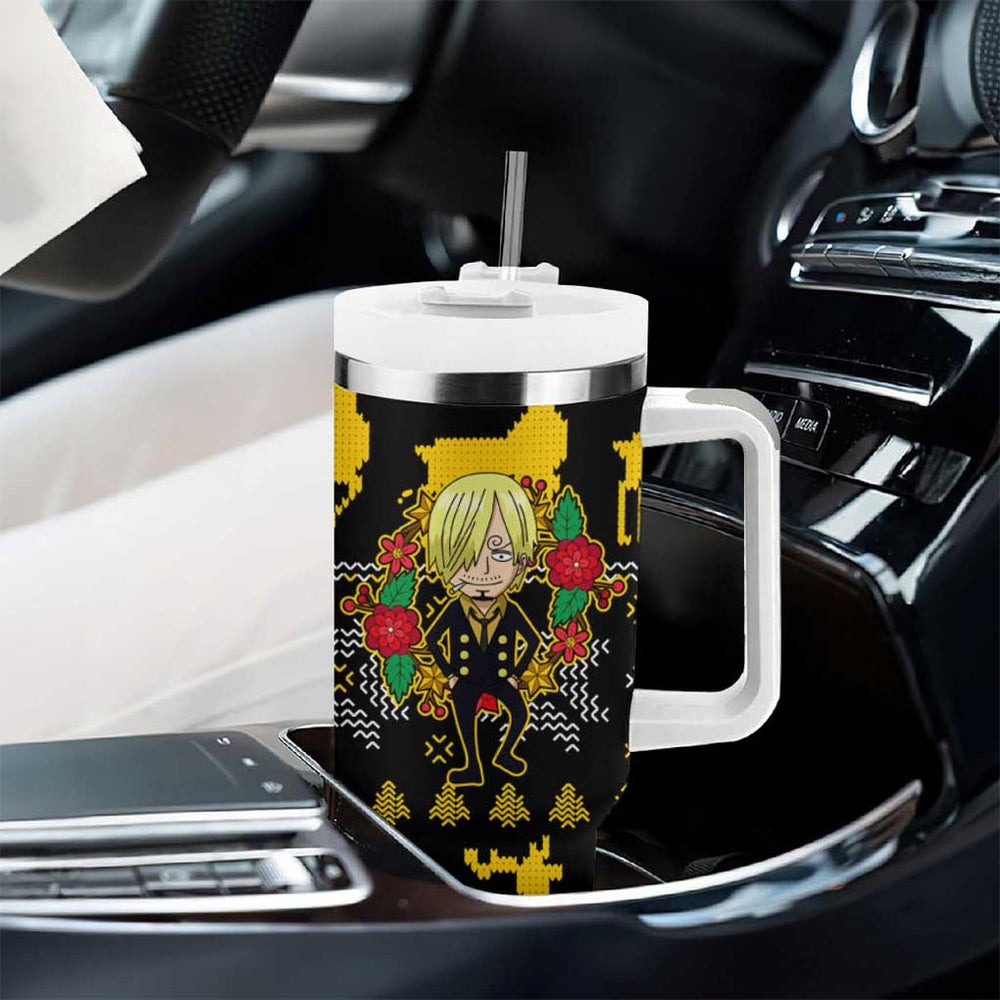 Sanji - One Piece Tumbler With Handle Anime Style TS04 Sanji - One Piece Tumbler With Handle Anime Style TS04