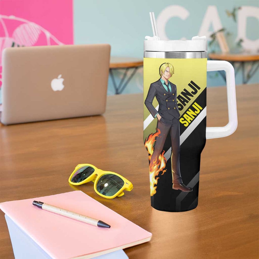 Sanji - One Piece Tumbler With Handle Anime Style TS04 Sanji - One Piece Tumbler With Handle Anime Style TS04