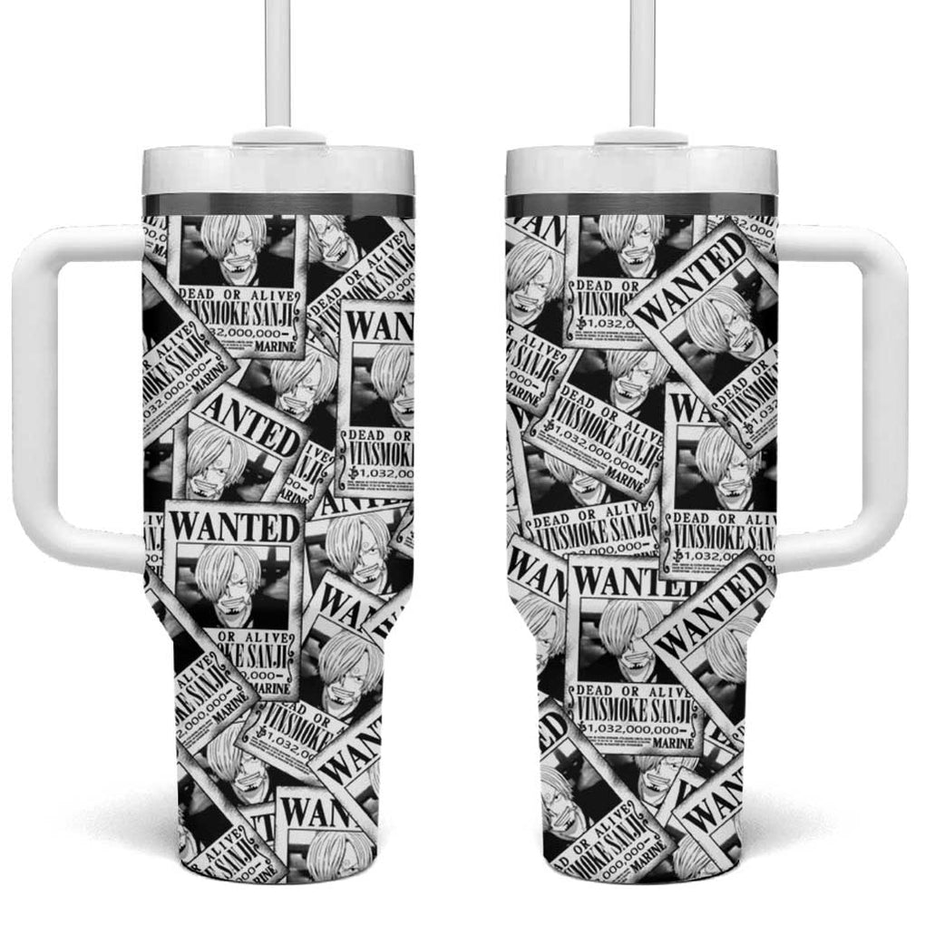Sanji Wanted - One Piece Tumbler With Handle Anime Style TS04