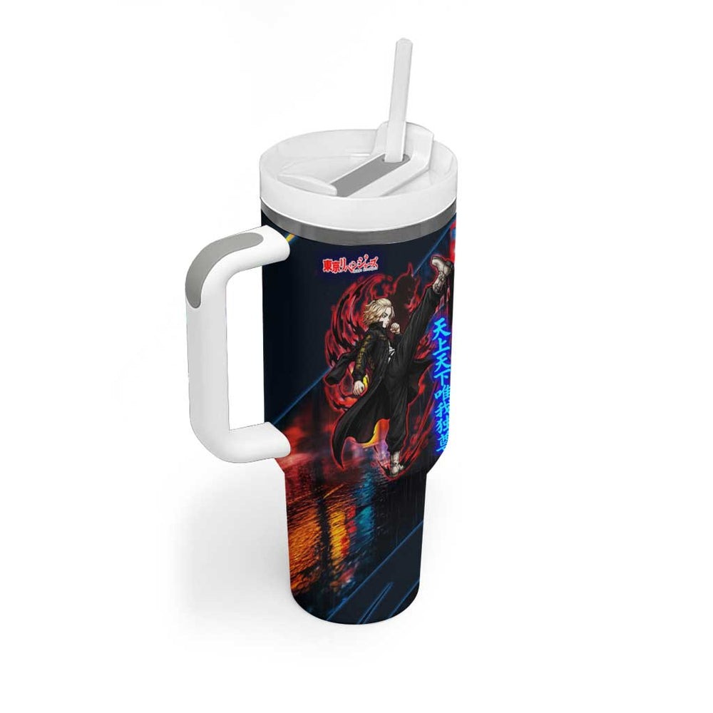 Sano Manjiro Mikey Tumbler With Handle Neon Tokyo Gang Aesthetic Style TS04 Sano Manjiro Mikey Tumbler With Handle Neon Tokyo Gang Aesthetic Style TS04