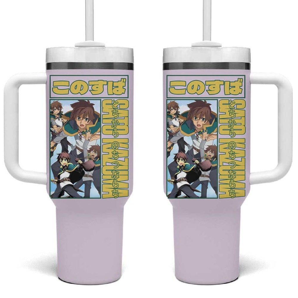 Sato Kazuma Konosuba Tumbler With Handle Anime Style TS04 Sato Kazuma Konosuba Tumbler With Handle Anime Style TS04