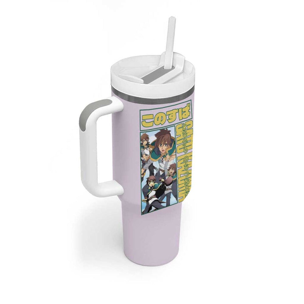Sato Kazuma Konosuba Tumbler With Handle Anime Style TS04 Sato Kazuma Konosuba Tumbler With Handle Anime Style TS04