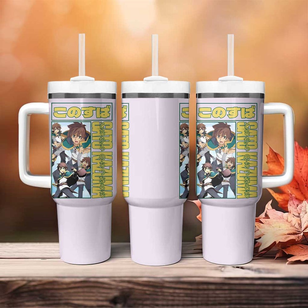 Sato Kazuma Konosuba Tumbler With Handle Anime Style TS04 Sato Kazuma Konosuba Tumbler With Handle Anime Style TS04