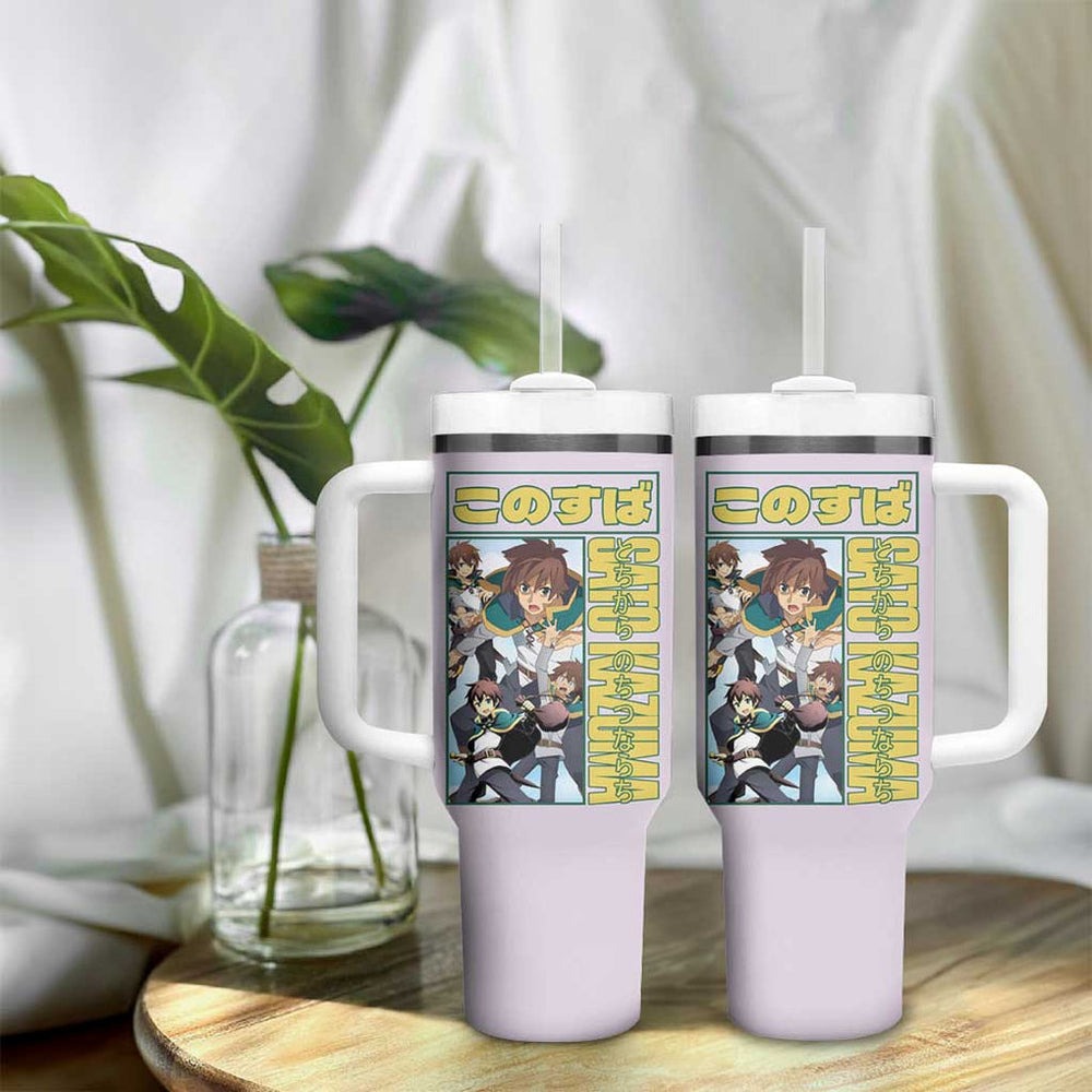 Sato Kazuma Konosuba Tumbler With Handle Anime Style TS04 Sato Kazuma Konosuba Tumbler With Handle Anime Style TS04
