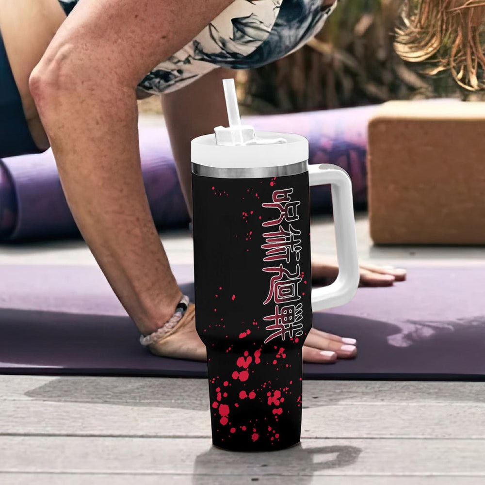 Satoru Gojo Tumbler With Handle Jujutsu Kaisen Anime TS04