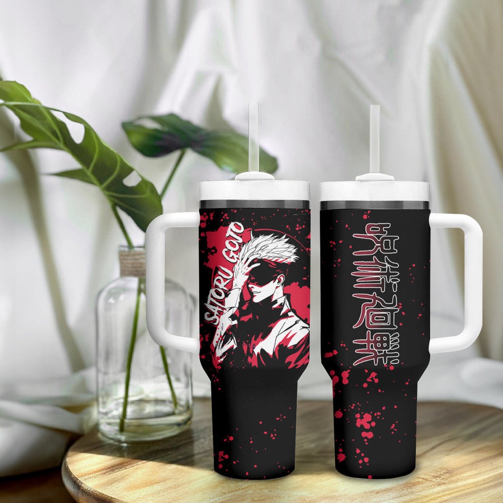 Satoru Gojo Tumbler With Handle Jujutsu Kaisen Anime TS04