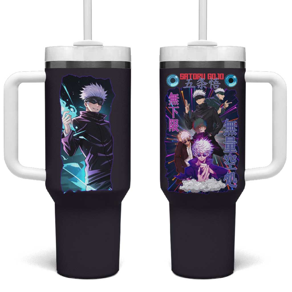 Satoru Gojo V3 Jujutsu Kaisen Tumbler With Handle Anime Style TS04