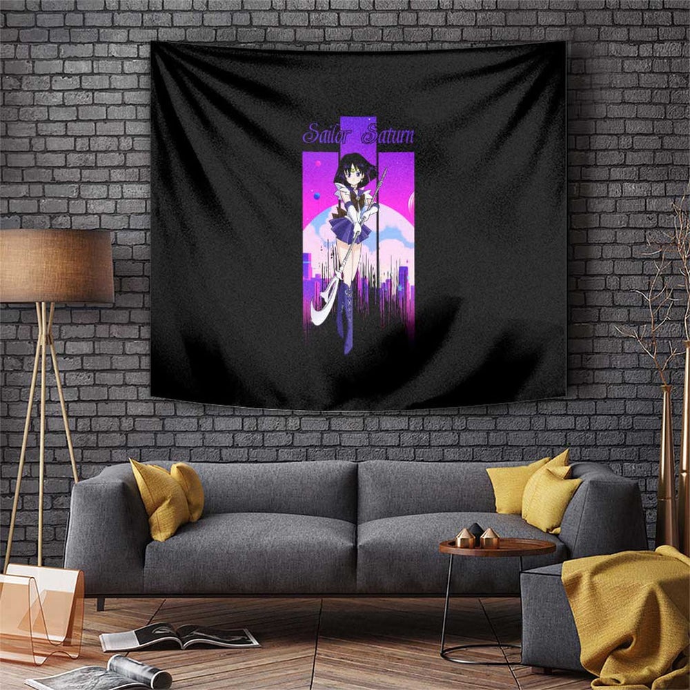 Saturn - Sailor Moon Tapestry Anime Style TS04 Saturn - Sailor Moon Tapestry Anime Style TS04