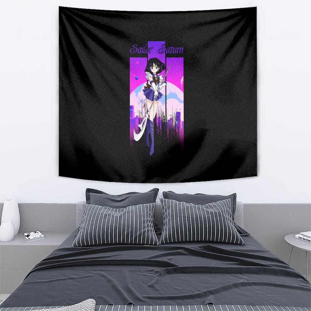 Saturn - Sailor Moon Tapestry Anime Style TS04 Saturn - Sailor Moon Tapestry Anime Style TS04