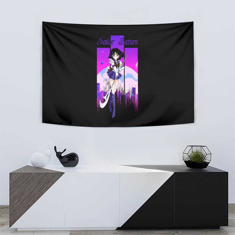 Saturn - Sailor Moon Tapestry Anime Style TS04 Saturn - Sailor Moon Tapestry Anime Style TS04