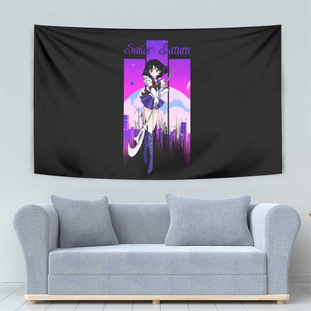 Saturn - Sailor Moon Tapestry Anime Style TS04 Saturn - Sailor Moon Tapestry Anime Style TS04