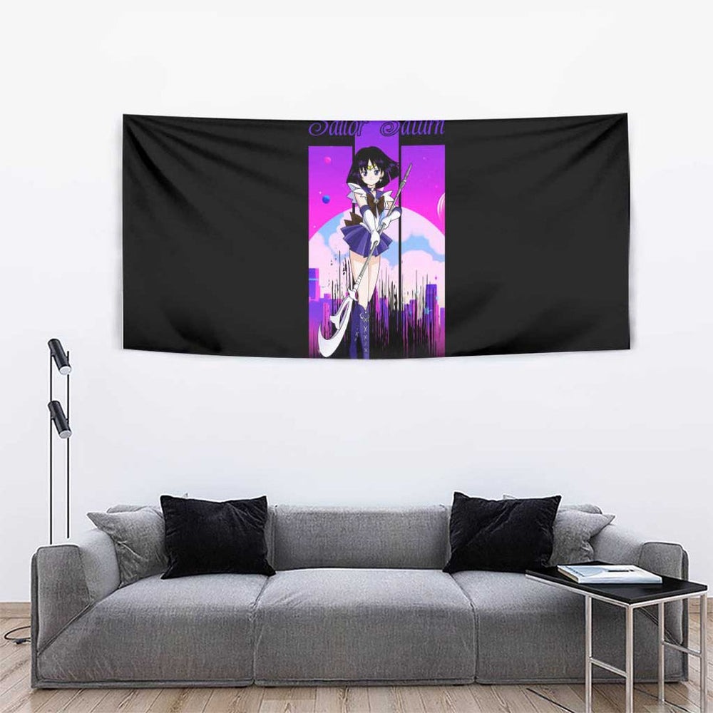 Saturn - Sailor Moon Tapestry Anime Style TS04 Saturn - Sailor Moon Tapestry Anime Style TS04