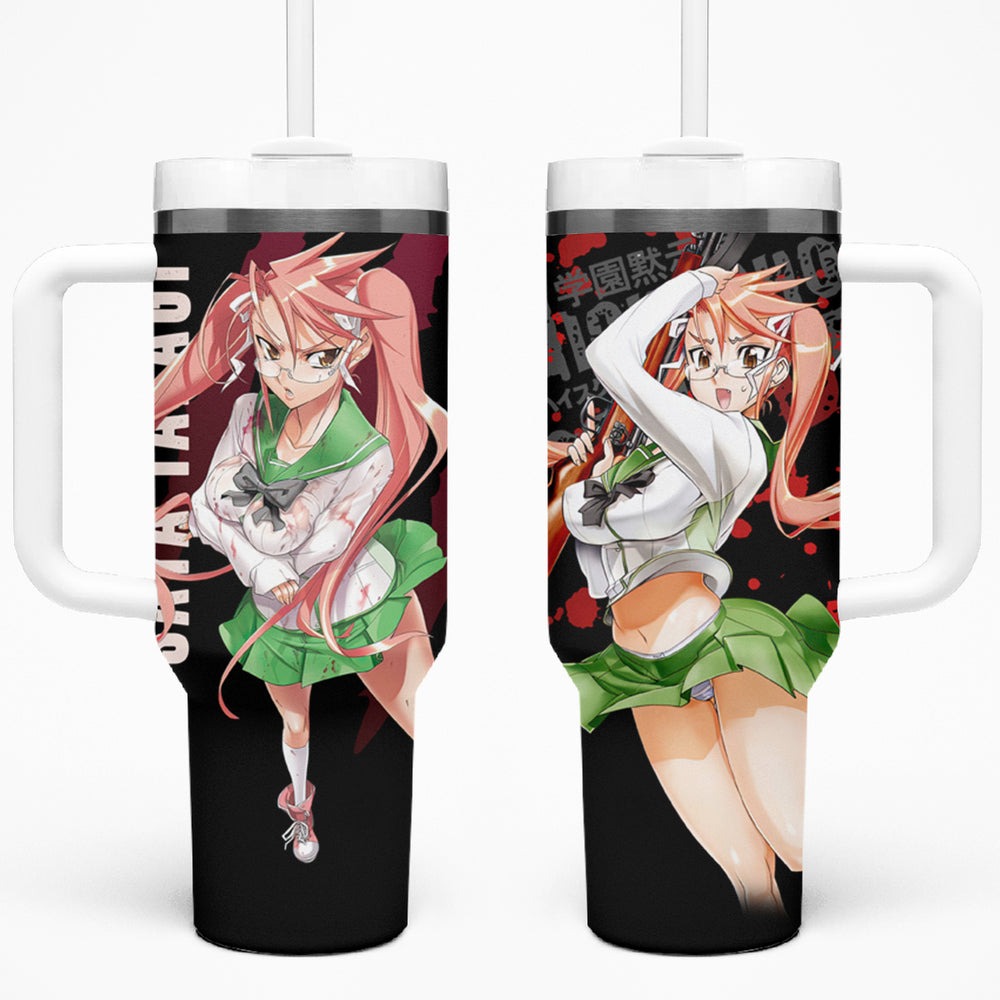 Saya Takagi Tumbler With Handle Highschool Of Dead TS04 Saya Takagi Tumbler With Handle Highschool Of Dead TS04
