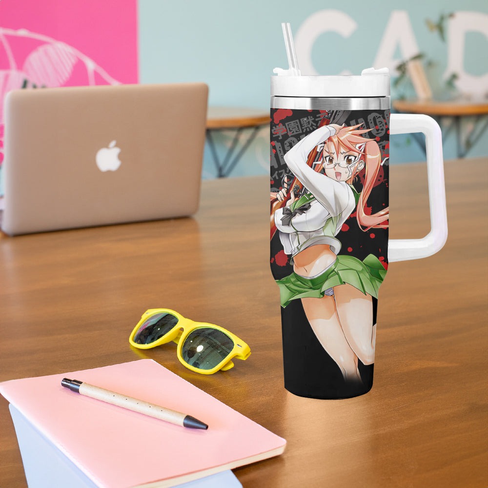 Saya Takagi Tumbler With Handle Highschool Of Dead TS04 Saya Takagi Tumbler With Handle Highschool Of Dead TS04