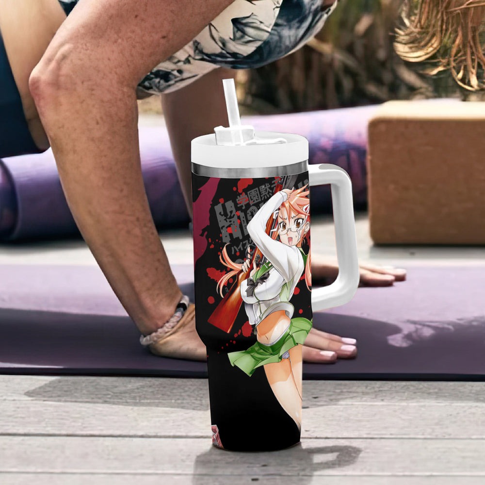 Saya Takagi Tumbler With Handle Highschool Of Dead TS04 Saya Takagi Tumbler With Handle Highschool Of Dead TS04
