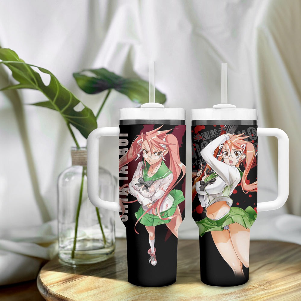 Saya Takagi Tumbler With Handle Highschool Of Dead TS04 Saya Takagi Tumbler With Handle Highschool Of Dead TS04