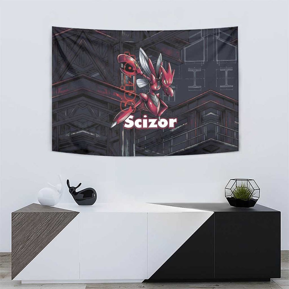 Scizor Battle Armor Tapestry Scizor’s Domain - Claws of Precision TS04